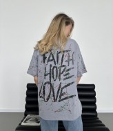 Стильная женская футболка  JAV-703A450