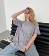 Стильная женская футболка  JAV-703A450