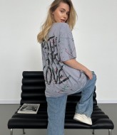 Стильная женская футболка  JAV-703A450