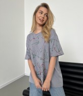 Стильная женская футболка  JAV-703A450