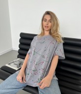 Стильная женская футболка  JAV-703A450