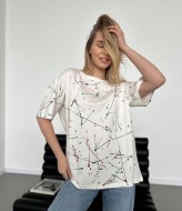 Стильная женская футболка  JAV-703A450