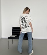 Стильная женская футболка  JAV-703A450