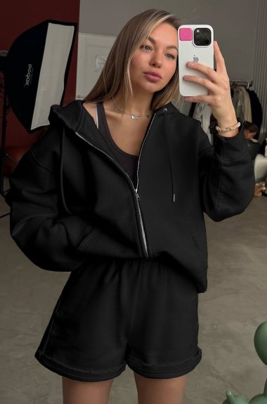 Трикотажный костюм с шортами SAP-083A520