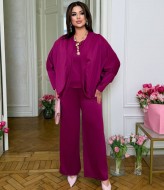 Костюм тройка кардиган, футболка и брюки AD-7939.1A480