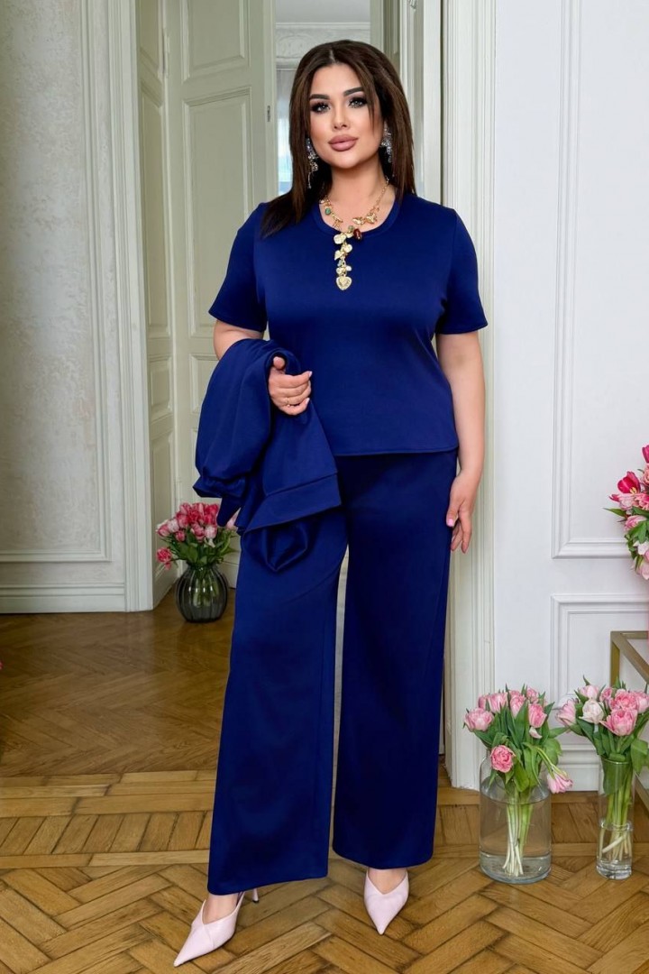 Костюм тройка кардиган, футболка и брюки AD-7939.1A480