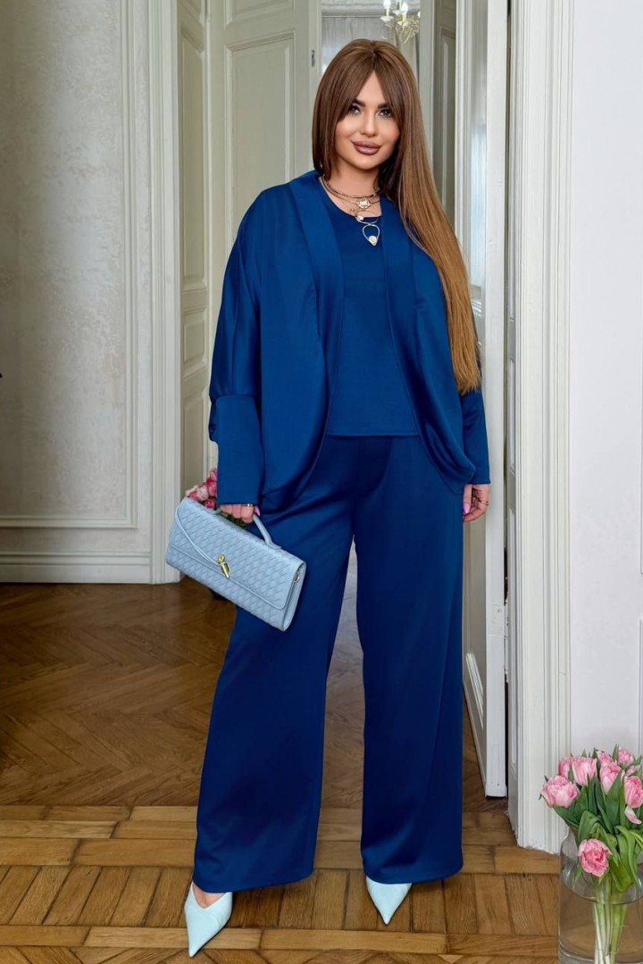 Костюм тройка кардиган, футболка и брюки AD-7939.1A480