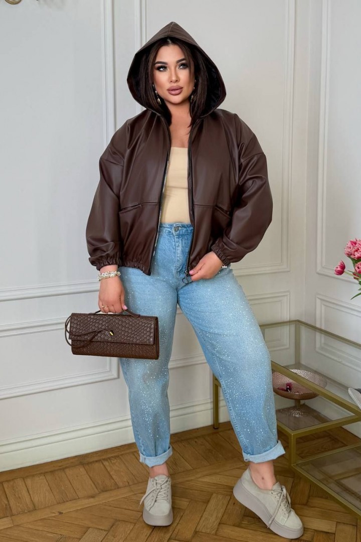 Куртка на молнии с капюшоном AD-8012.1A650