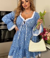 Великолепное платье с воланом YM-7959.29A14