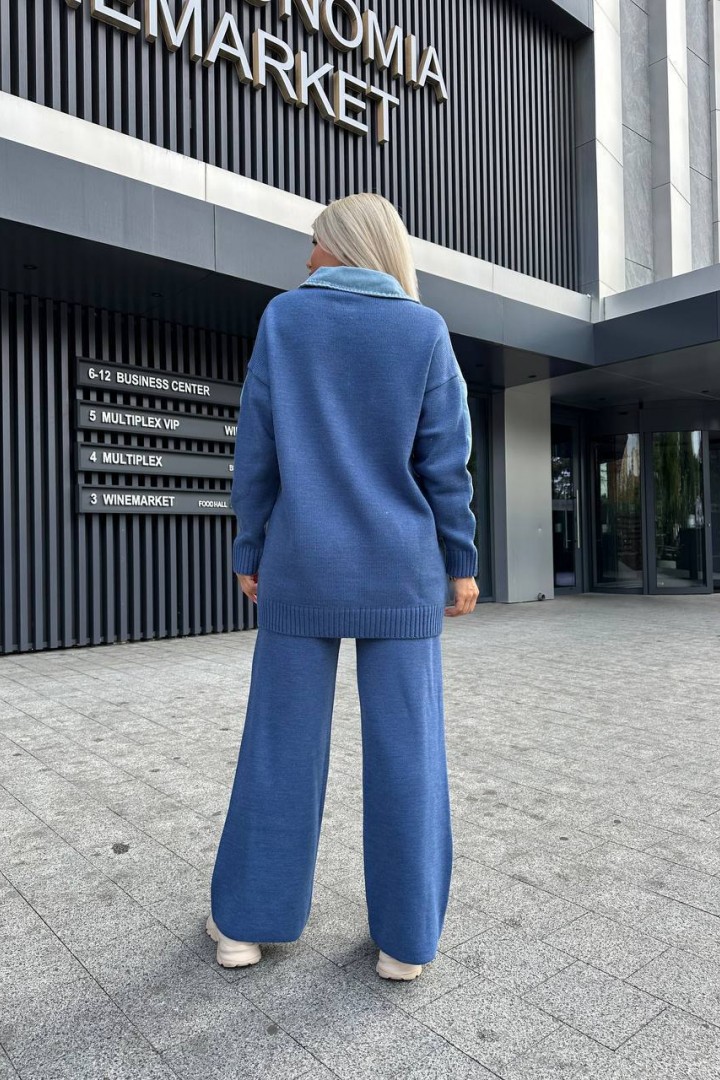 Комбинированный вязаный костюм TS-102.3A990