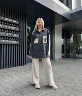 Комбинированный вязаный костюм TS-102.3A990