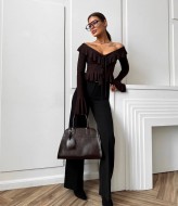 Лонгслив с рюшами ANN-441A299