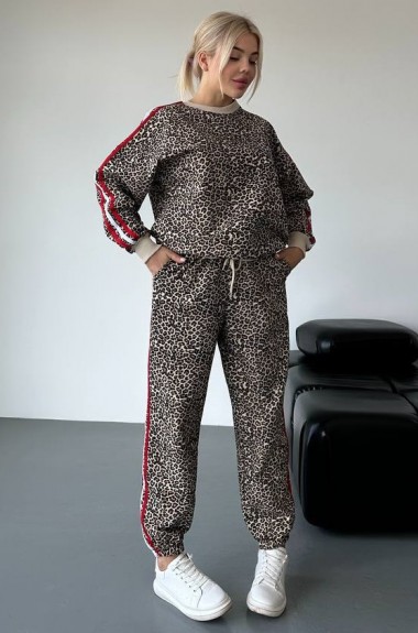 Спортивный костюм леопардовый  DN-213A850 Спортивный костюм леопардовый  DN-213A850