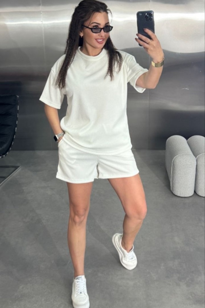 Женский костюм шорты и футболка  EFR-206A350