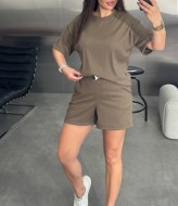 Женский костюм шорты и футболка  EFR-206A350