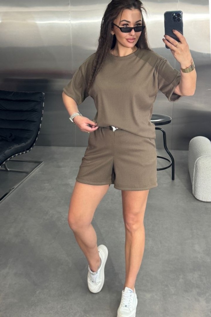 Женский костюм шорты и футболка  EFR-206A350