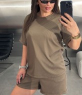 Женский костюм шорты и футболка  EFR-206A350