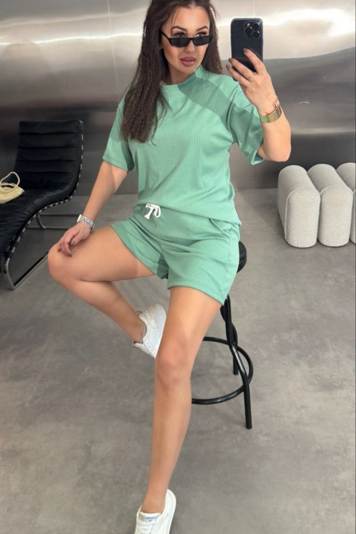 Женский костюм шорты и футболка  EFR-206A350