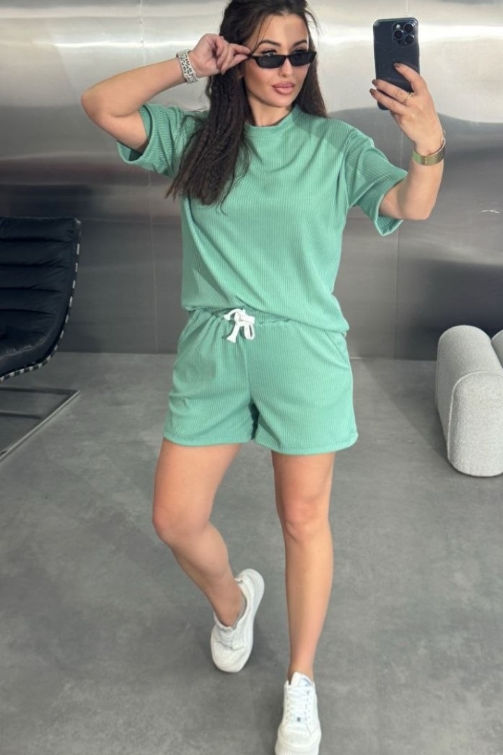 Женский костюм шорты и футболка  EFR-206A350