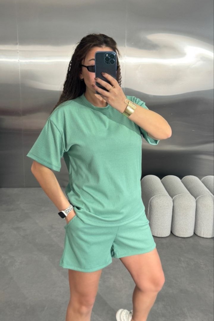 Женский костюм шорты и футболка  EFR-206A350