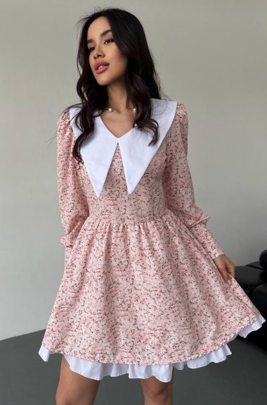 Платье с воротничком SAO-033A470