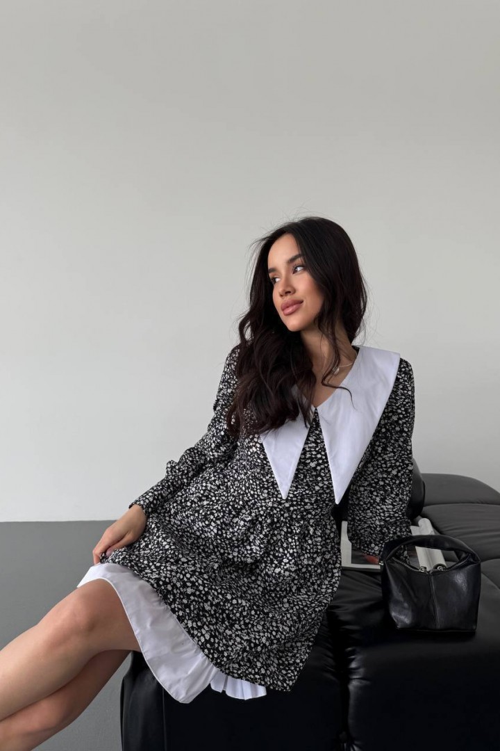 Сукня з комірцем SAO-033A470