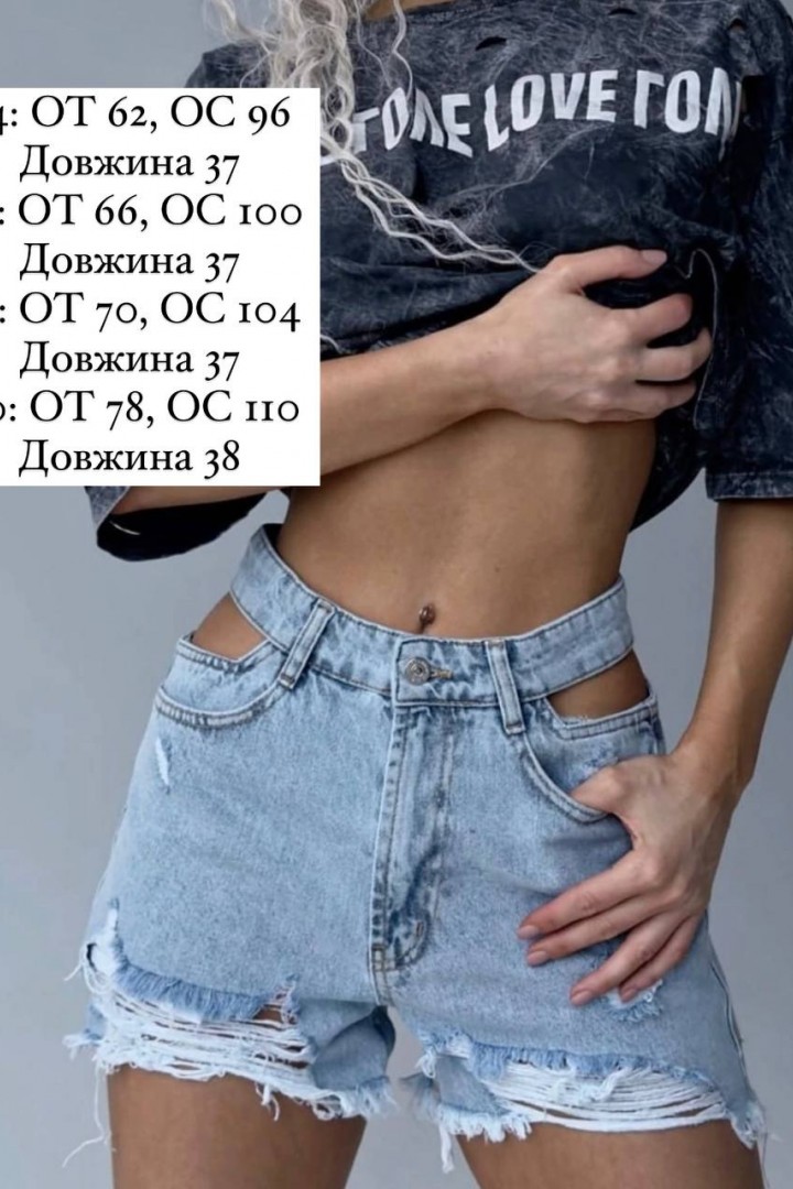 Джинсові шорти WOW-2792A14
