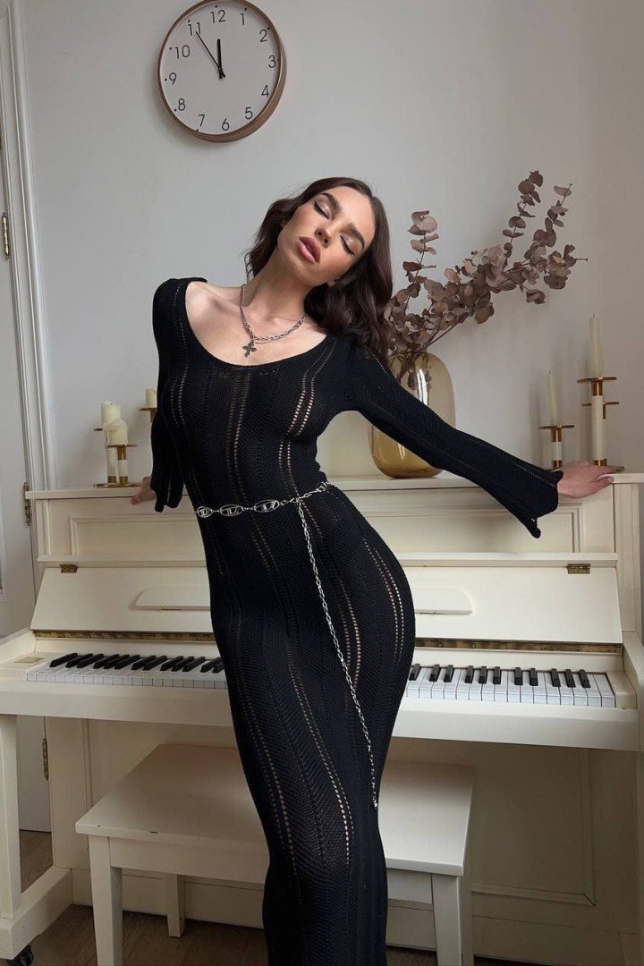 Літня сукня міді WOW-11211A23