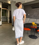 Спідниця з розрізом WOW-3111A21