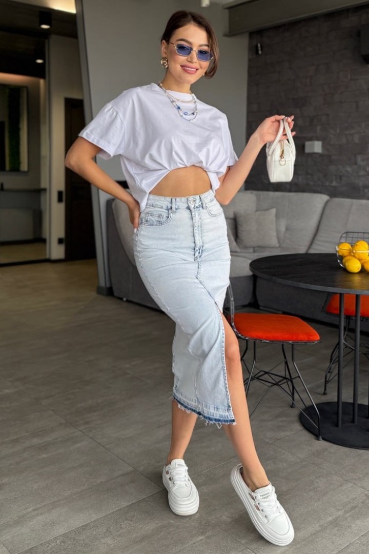 Спідниця з розрізом WOW-3111A21