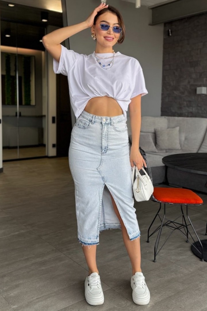 Спідниця з розрізом WOW-3111A21