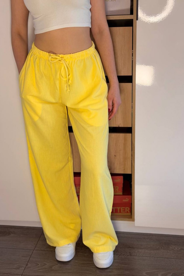 Лляні широкі штани STB-048A399