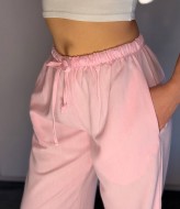 Лляні широкі штани STB-048A399