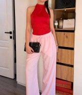 Лляні широкі штани STB-048A399