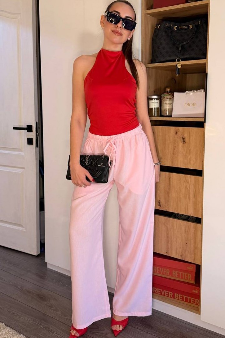 Лляні широкі штани STB-048A399