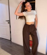 Лляні широкі штани STB-048A399