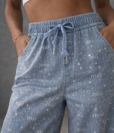 Джинси палаццо зі стразами STC-327A799