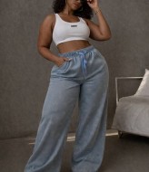 Джинси палаццо зі стразами STC-327A799