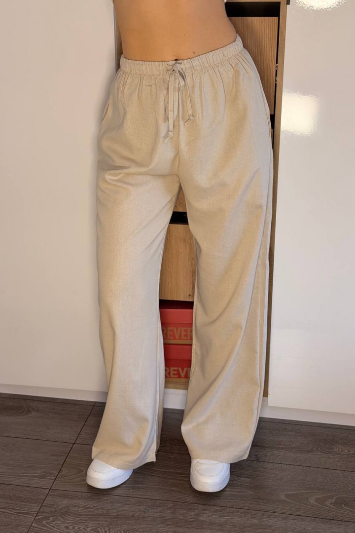 Лляні широкі штани STB-048A399