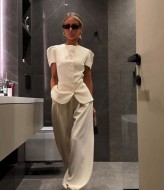 Женский костюм с широкими штанами  POK-678A680