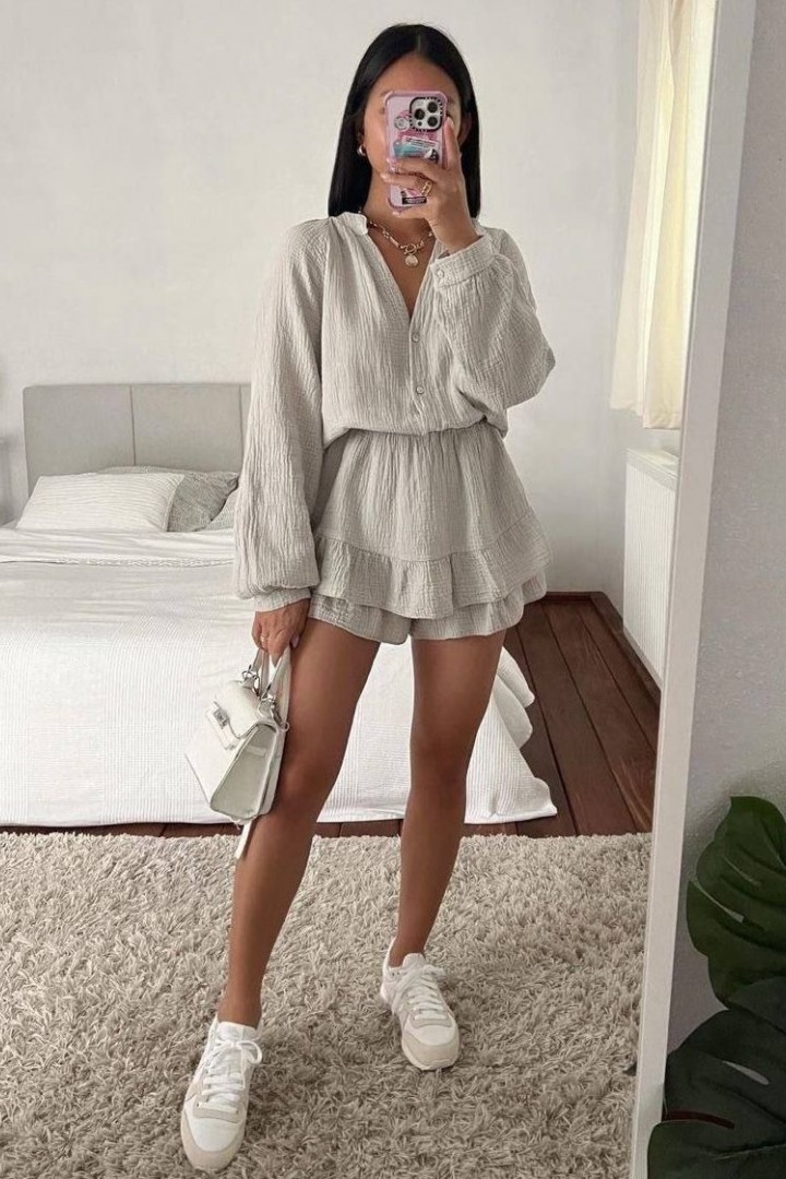 Костюм с юбкой шортами  SNV-10133A650