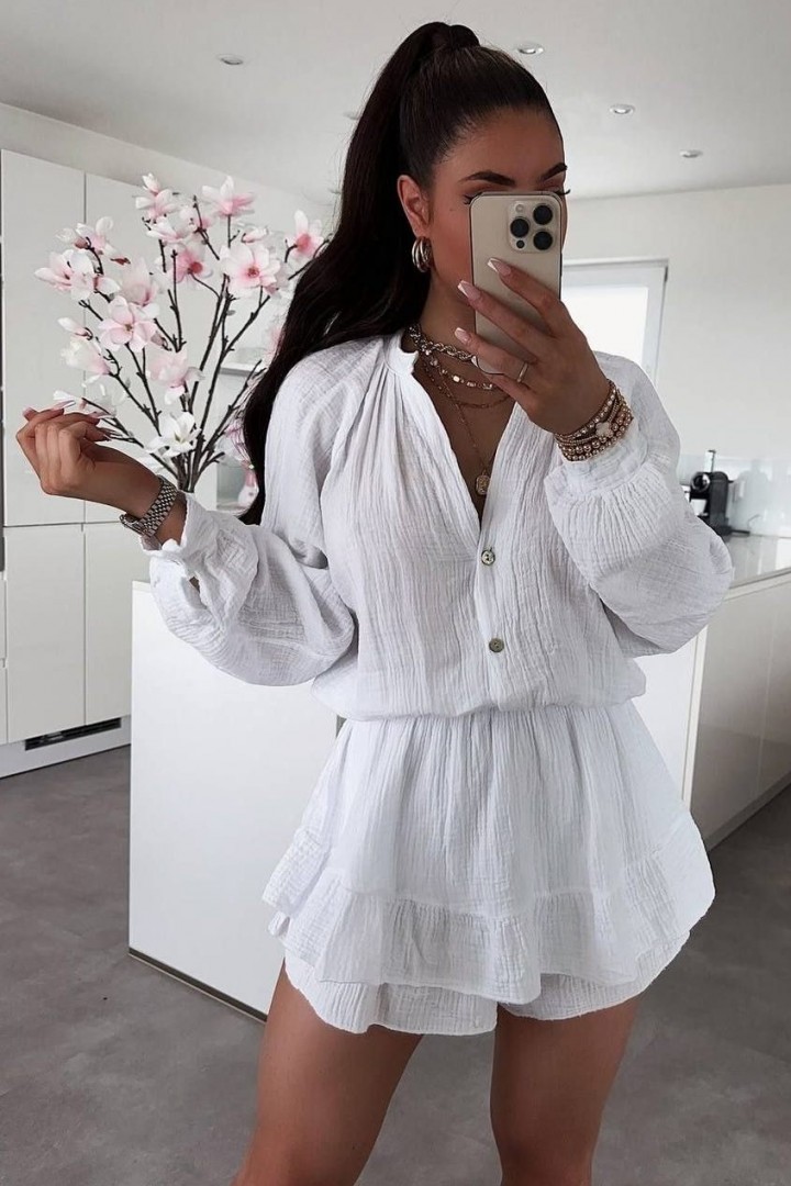 Костюм с юбкой шортами  SNV-10133A650