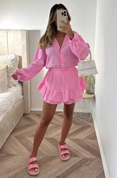 Костюм с юбкой шортами  SNV-10133A650