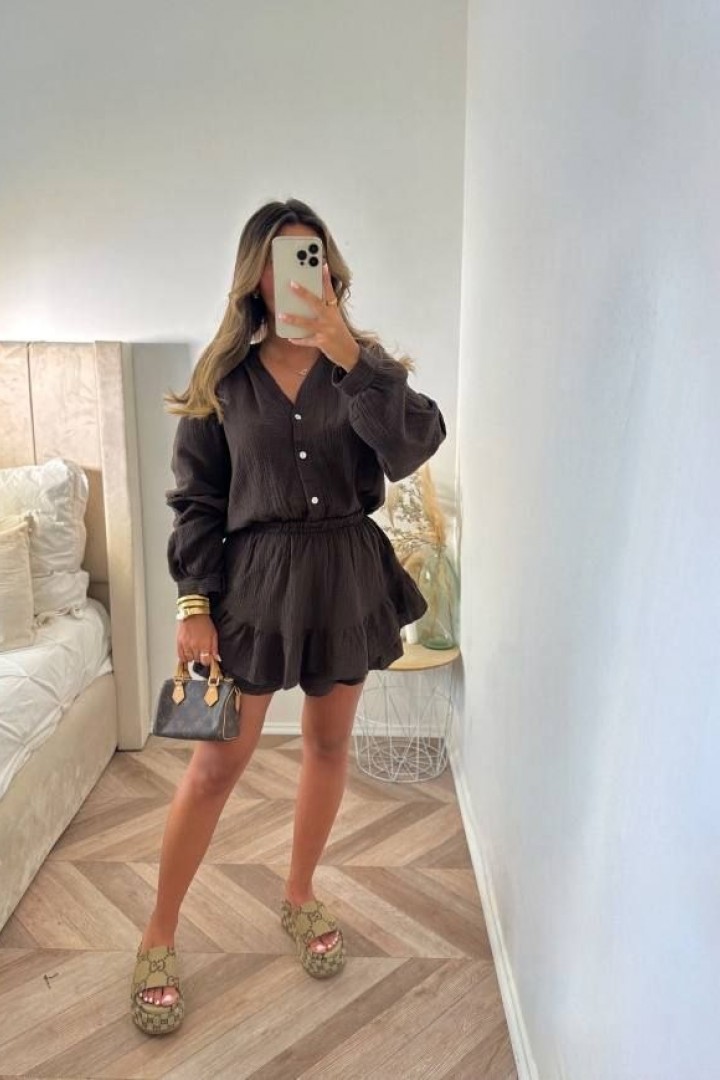 Костюм с юбкой шортами  SNV-10133A650