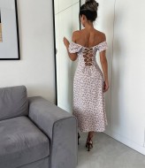 Летнее платье с открытой спиной  SNV-10136A300