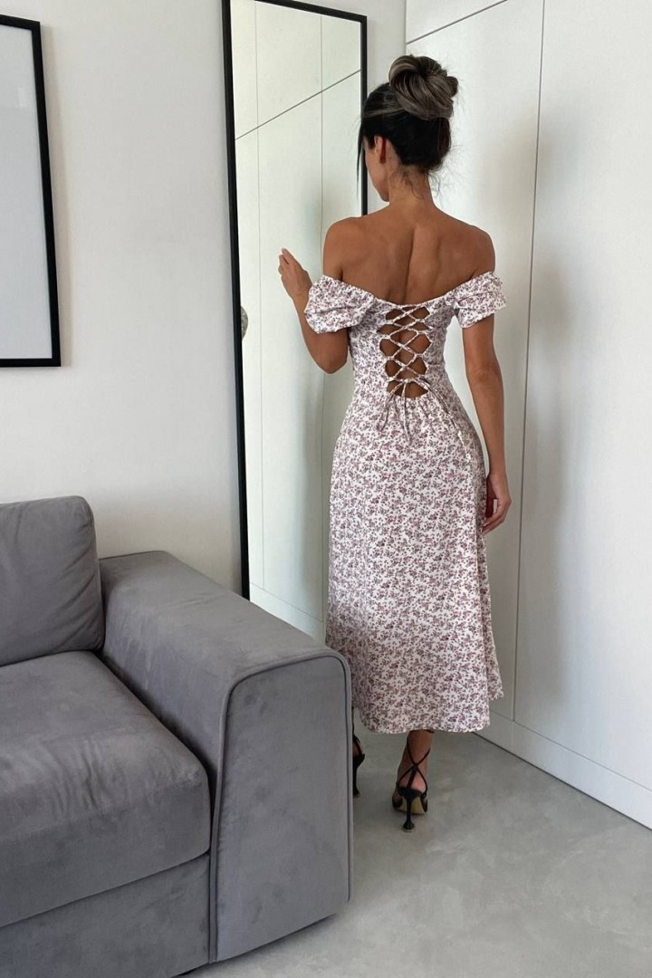 Летнее платье с открытой спиной  SNV-10136A300