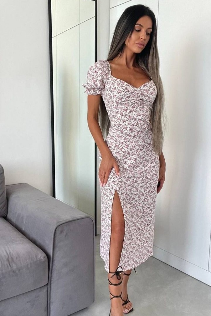 Летнее платье с открытой спиной  SNV-10136A300