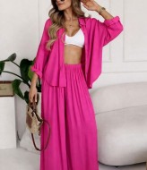 Костюм просторная рубашка и свободные брюки SNV-147A550