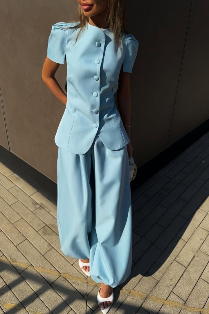 Женский костюм с широкими штанами  POK-678A680