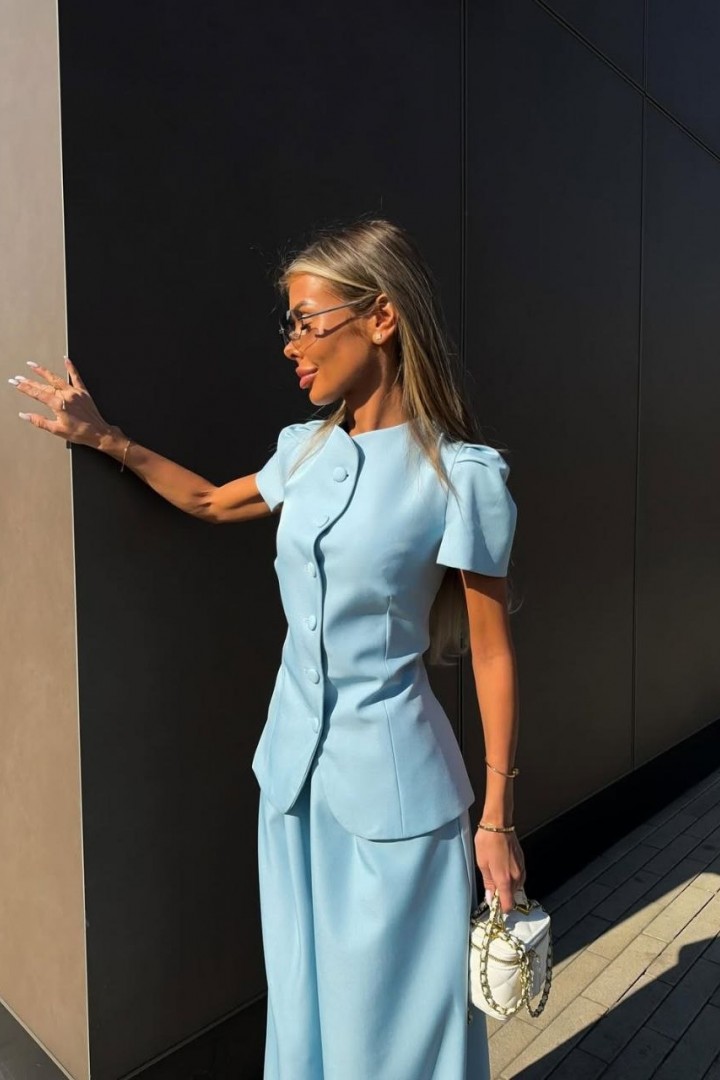 Женский костюм с широкими штанами  POK-678A680